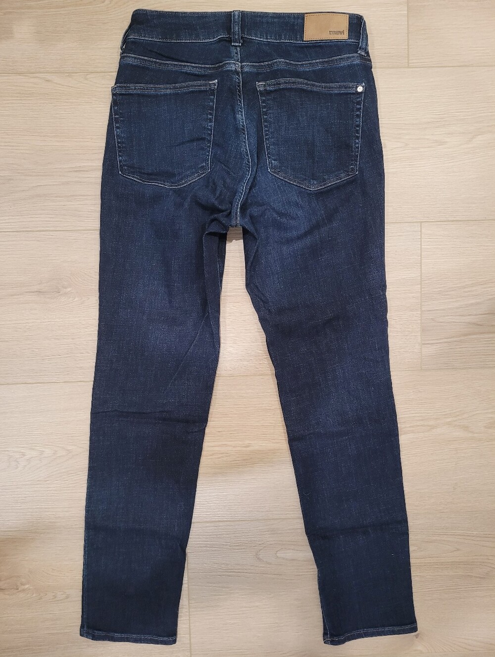 Dark Blue Denim MAVI Jeans "KATHLEEN" Boyfriend - Picture 11 of 11